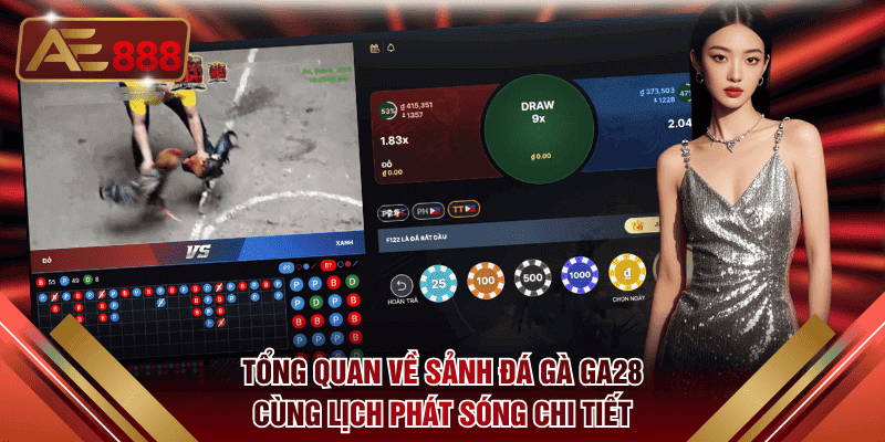 Tổng quan về sảnh đá gà Ga28 cùng lịch phát sóng chi tiết